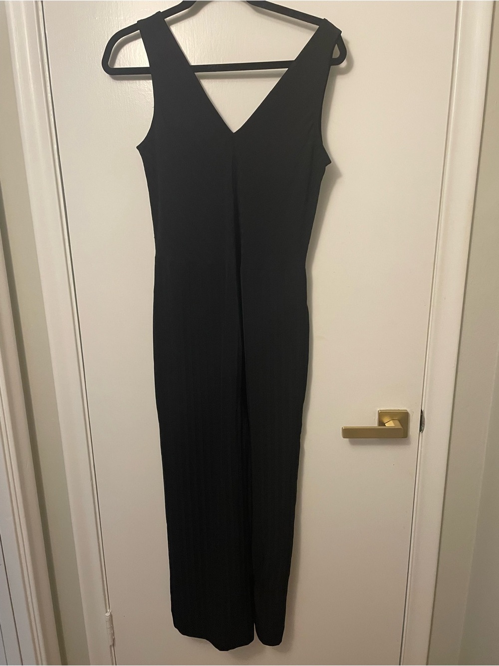 Everlane Black V-Neck Jumpsuit